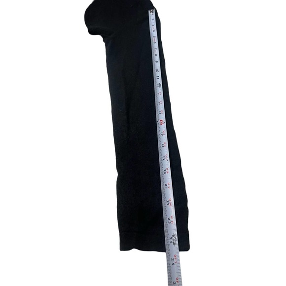 Kinross Cashmere Black Chunky T-Neck Dress Sheath Long Sleeve Sz S RN 104647 - Picture 6 of 14